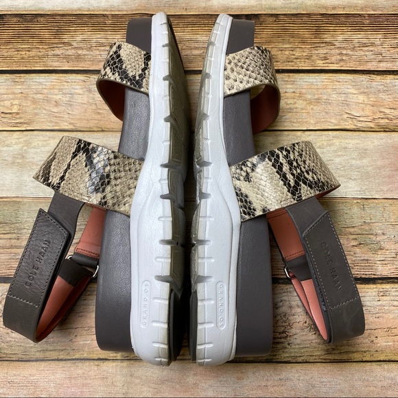 Cole Haan Reptile Print ZeroGrand Slide Sandal - Picture 5 of 10